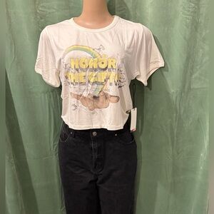 Honor The Gift Women's White Crop Top